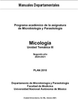 Micolog&iacute;a Unidad Tem&aacute;tica III - Manuales Departamentales - Facultad de Medicina UNAM