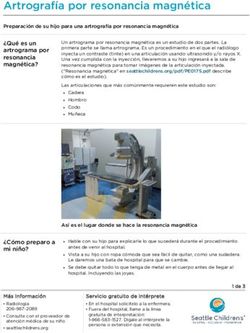 Artrografía por resonancia magnética - Seattle Children's