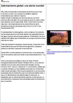 Calentamiento global: una alerta mundial