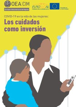 Los cuidados como inversi&oacute;n - COVID-19 en la vida de las mujeres: Comisi&oacute;n Interamericana de Mujeres