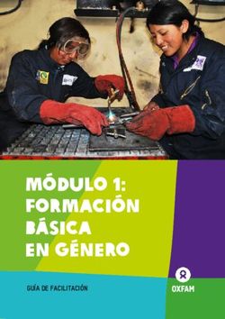 MÓDULO 1: FORMACIÓN BÁSICA EN GÉNERO - GUÍA DE FACILITACIÓN - Oxfam International