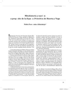 Mitohistoria y naci&oacute;n: a prop&oacute;sito de la Espa&ntilde;a Primitiva de Huerta y Vega