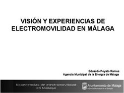 VISIÓN Y EXPERIENCIAS DE ELECTROMOVILIDAD EN MÁLAGA - Eduardo Poyato Ramos Agencia Municipal de la Energía de Málaga