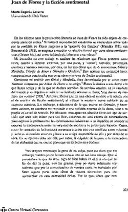 Juan de Flores y la ficci&oacute;n sentimental