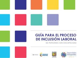 GUÍA PARA EL PROCESO DE INCLUSIÓN LABORAL - DE PERSONAS CON DISCAPACIDAD - Ministerio del trabajo