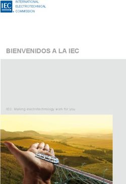 Bienvenidos a la ieC INTERNATIONAL ELECTROTECHNICAL COMMISSION - IEC. Making electrotechnology work for you.