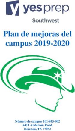 Plan de mejoras del campus 2019-2020 - Número de campus 4411 Anderson Road Houston, TX 77053