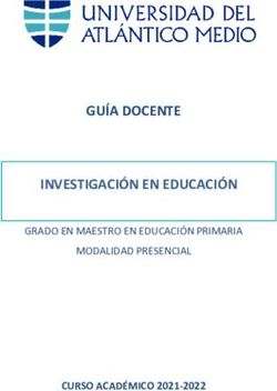 GUÍA DOCENTE INVESTIGACIÓN EN EDUCACIÓN - CURSO ACADÉMICO 2021-2022 GRADO EN MAESTRO EN EDUCACIÓN PRIMARIA - Investigación en ...