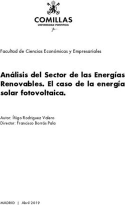 Análisis del Sector de las Energías Renovables. El caso de la energía solar fotovoltaica - Facultad de Ciencias Económicas y Empresariales