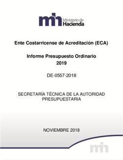 Ente Costarricense de Acreditaci&oacute;n (ECA) Informe Presupuesto Ordinario 2019 - DE-0557-2018 - Ministerio de Hacienda