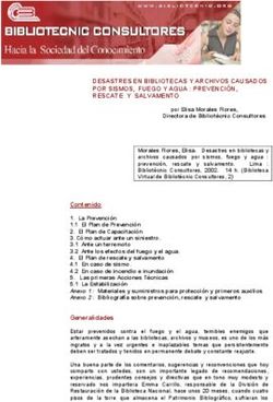 DESASTRES EN BIBLIOTECAS Y ARCHIVOS CAUSADOS POR SISMOS, FUEGO Y AGUA : PREVENCI&Oacute;N, RESCATE Y SALVAMENTO