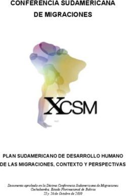 CONFERENCIA SUDAMERICANA DE MIGRACIONES