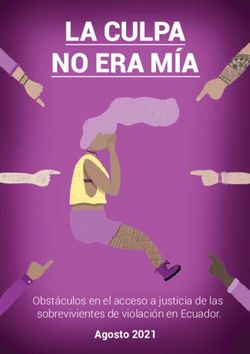 LA CULPA NO ERA M&Iacute;A - Obst&aacute;culos en el acceso a justicia de las sobrevivientes de violaci&oacute;n en Ecuador - Surkuna