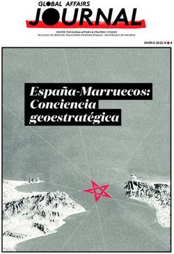España-Marruecos: Conciencia geoestratégica - ENERO2022N 4 - Universidad ...