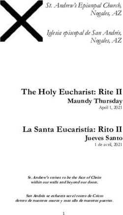 The Holy Eucharist: Rite II - Maundy Thursday April 1, 2021