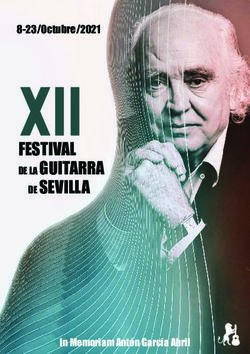 FESTIVAL DE LA GUITARRA DE SEVILLA - 8-23/Octubre/2021 - Toda La Música
