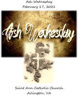 Ash Wednesday February 17, 2021 - Saint Ann Catholic Church Arlington, VA