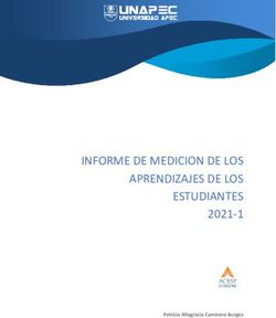 INFORME DE MEDICION DE LOS APRENDIZAJES DE LOS ESTUDIANTES - 2021-1 Patricia Altagracia Caminero Burgos