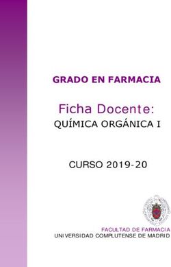 Ficha Docente: QU&Iacute;MICA ORG&Aacute;NICA I - GRADO EN FARMACIA