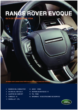 RANGE ROVER EVOQUE GU&Iacute;A DE CONSULTA R&Aacute;PIDA
