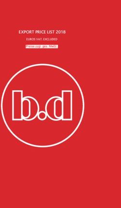EXPORT PRICE LIST 2018 - EUROS VAT. EXCLUDED - milano.design