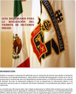 GU&Iacute;A DEL USUARIO PARA LA REALIZACI&Oacute;N DEL TR&Aacute;MITE DE DICTAMEN PREVIO