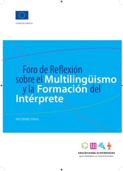Foro de Reflexi&oacute;n sobre el Multiling&uuml;ismo y la Formaci&oacute;n del Int&eacute;rprete - INFORME FINAL