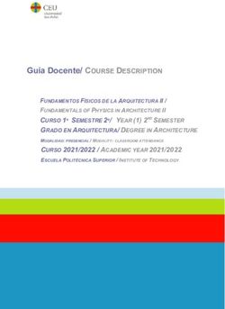Guía Docente/ COURSE DESCRIPTION - ASISTENCIAS ...