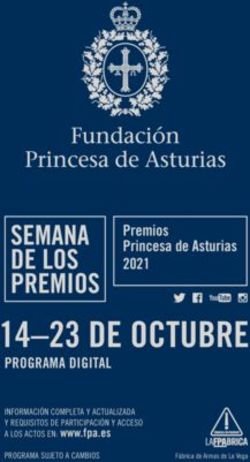 14-23 DE OCTUBRE Premios Princesa de Asturias 2021 - PROGRAMA DIGITAL