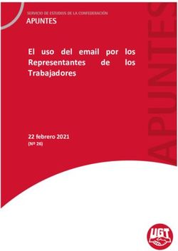 El uso del email por Representantes los los