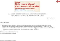 Y EN LA NORMA GRAMATICAL DEL ESPA&Ntilde;OL (1611-1917)