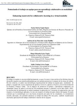 Potenciando el trabajo en equipo para un aprendizaje colaborativo en modalidad Enhancing teamwork for collaborative learning in a virtual modality