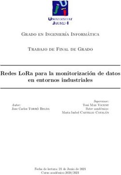 REDES LORA PARA LA MONITORIZACI ON DE DATOS EN ENTORNOS INDUSTRIALES