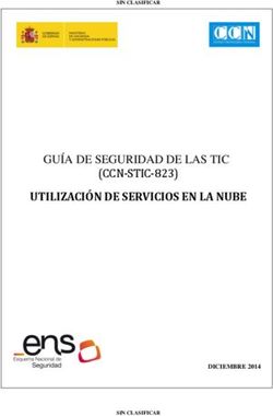 UTILIZACIÓN DE SERVICIOS EN LA NUBE - (CCN-STIC-823) GUÍA DE SEGURIDAD DE LAS TIC
