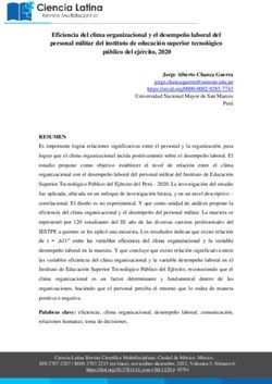 Eficiencia del clima organizacional y el desempe&ntilde;o laboral del personal militar del instituto de educaci&oacute;n superior tecnol&oacute;gico p&uacute;blico del ...