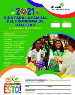 GU&Iacute;A PARA LA FAMILIA DEL PROGRAMA DE GALLETAS