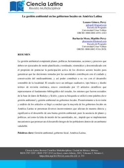 La gestión ambiental en los gobiernos locales en América Latina