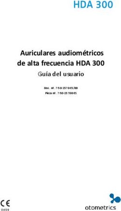 Auriculares audiom&eacute;tricos de alta frecuencia HDA 300 - Gu&iacute;a del usuario