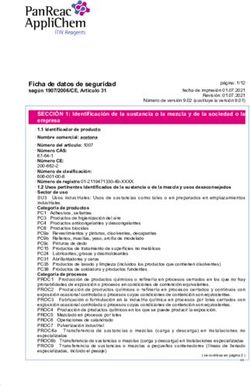 SECCI&Oacute;N 1: Identificaci&oacute;n de la sustancia o la mezcla y de la sociedad o la empresa - ITW Reagents