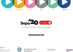 PROGRAMACIÓN El congreso de la salud bucal - Un nuevo congreso abierto a tod@s - SEPA 2020