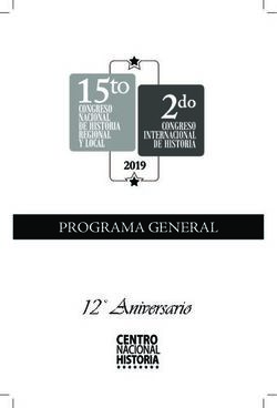 PROGRAMA GENERAL - Centro Nacional de Historia