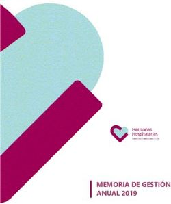 MEMORIA DE GESTIÓN ANUAL 2019 - Fundación Purísima ...