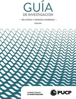 GU&Iacute;A DE INVESTIGACI&Oacute;N - EN LETRAS Y CIENCIAS HUMANAS - DE INVESTIGACI&Oacute;N