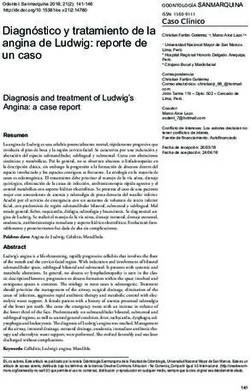 Diagn&oacute;stico y tratamiento de la angina de Ludwig: reporte de un caso - BVS