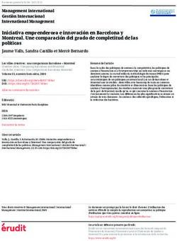 Iniciativa emprenderora e innovaci&oacute;n en Barcelona y Montreal. Une comparaci&oacute;n del grado de completitud de las pol&iacute;ticas - &Eacute;rudit