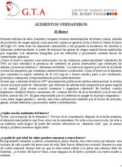 ALIMENTOS VERDADEROS El Huevo