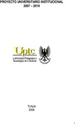 PROYECTO UNIVERSITARIO INSTITUCIONAL 2007 - 2019 - TUNJA 2006 1 - Uptc