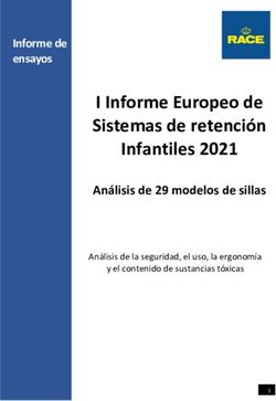 I Informe Europeo de Sistemas de retención Infantiles 2021 - Análisis de 29 modelos de sillas