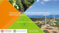 "Articulación del Plan de Gestión Integral de Residuos Sólidos - PGIRS frente al manejo de los residuos de envases y empaques" - Sostenibilidad de ...
