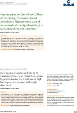 Nuevas guías del American College of Cardiology/American Heart Association Hypertension para el tratamiento de la hipertensión. Un salto en la ...